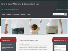 Tablet Screenshot of carlabdavislaw.com